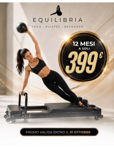 Equilibria Salerno - 12 mesi a 399€  - 3 ingressi a settimana (max 2 reformer)