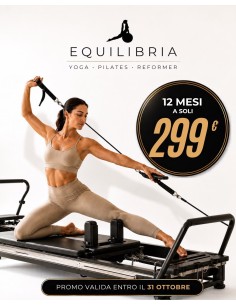 Equilibria Poggioreale - 12 mesi a 299€  - 2 ingressi a settimana (max 1 reformer)