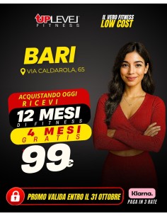 Bari -  ABB. OPEN - 12 Mesi + 4 mesi gratis a 99€ - Accessi illimitati