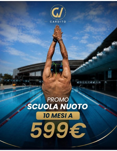 GV Cardito - Scuola Nuoto, 10 mesi a 599€
