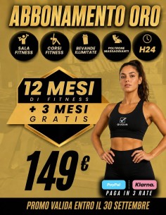 Angri, c/c Iper-G - ABB. ORO - 12 mesi + 3 MESI GRATIS a 149€