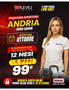 Prevendita Andria 12 mesi +3 Gratis 99€