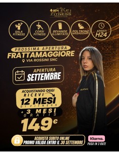 Prevendita Frattamaggiore 12 mesi + 3 mesi gratis 149€