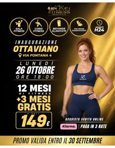 Prevendita Ottaviano - 12 mesi + 3 mesi gratis 149€