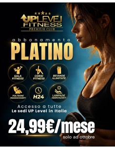 Roma, Tiburtina 1  - Abbonamento PLATINO 12 Mesi  a 24,99€ al mese - Accesso a tutte le UP level D'Italia